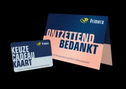 Handcrème met Ontzettend bedankt Primera Keuze Cadeaukaart