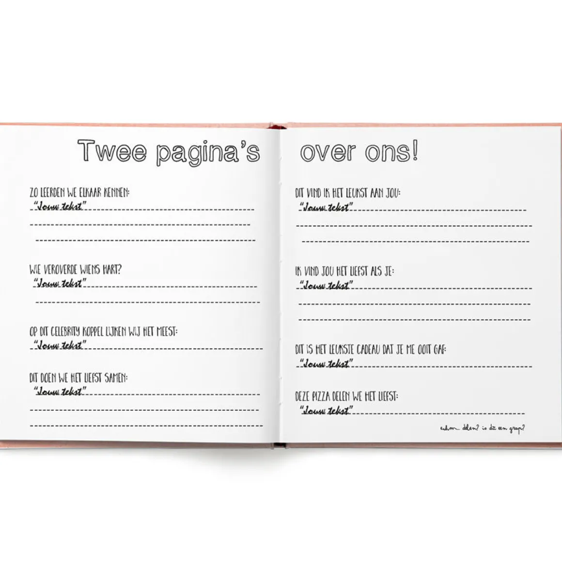 Het Bucketlist boek voor koppels