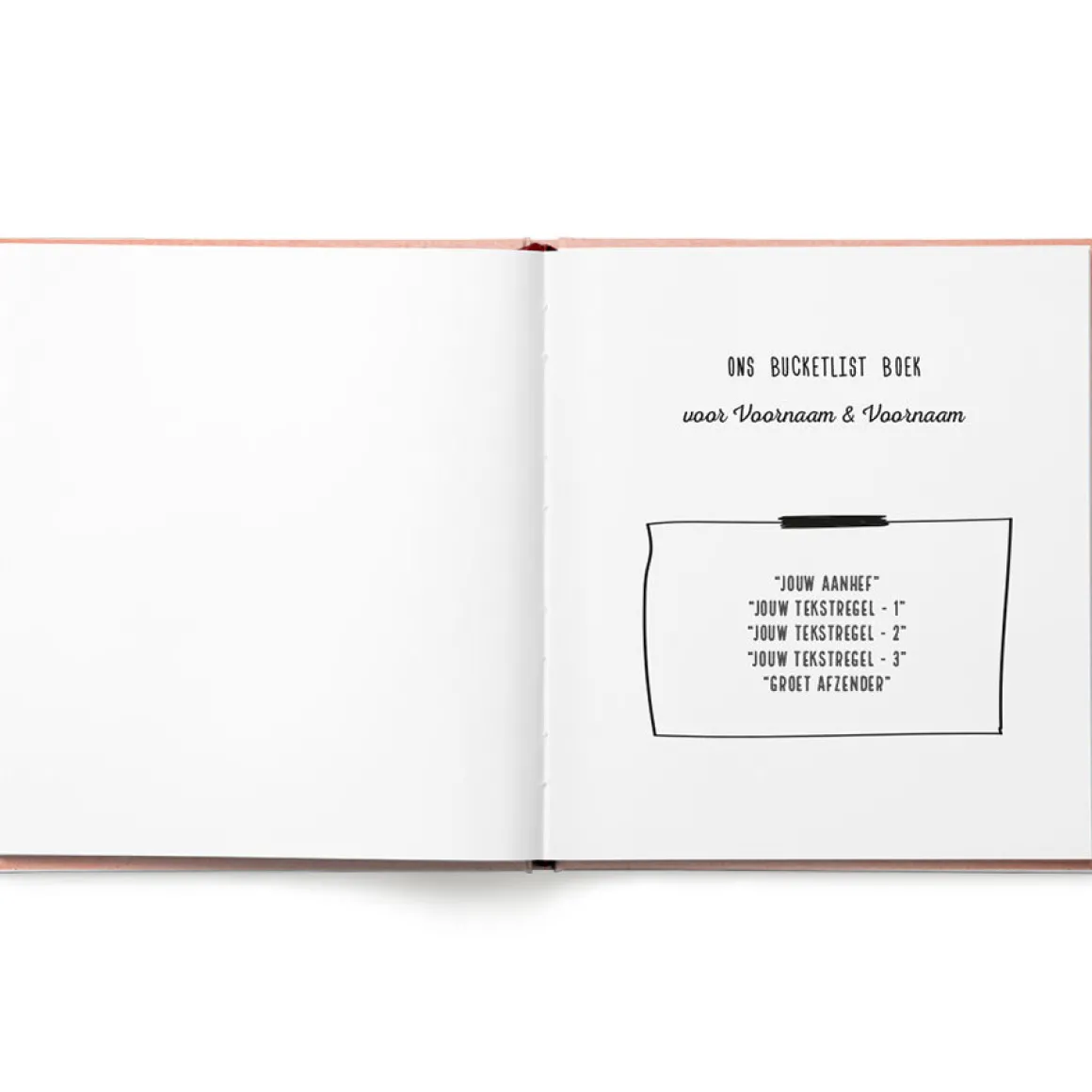 Het Bucketlist boek voor koppels