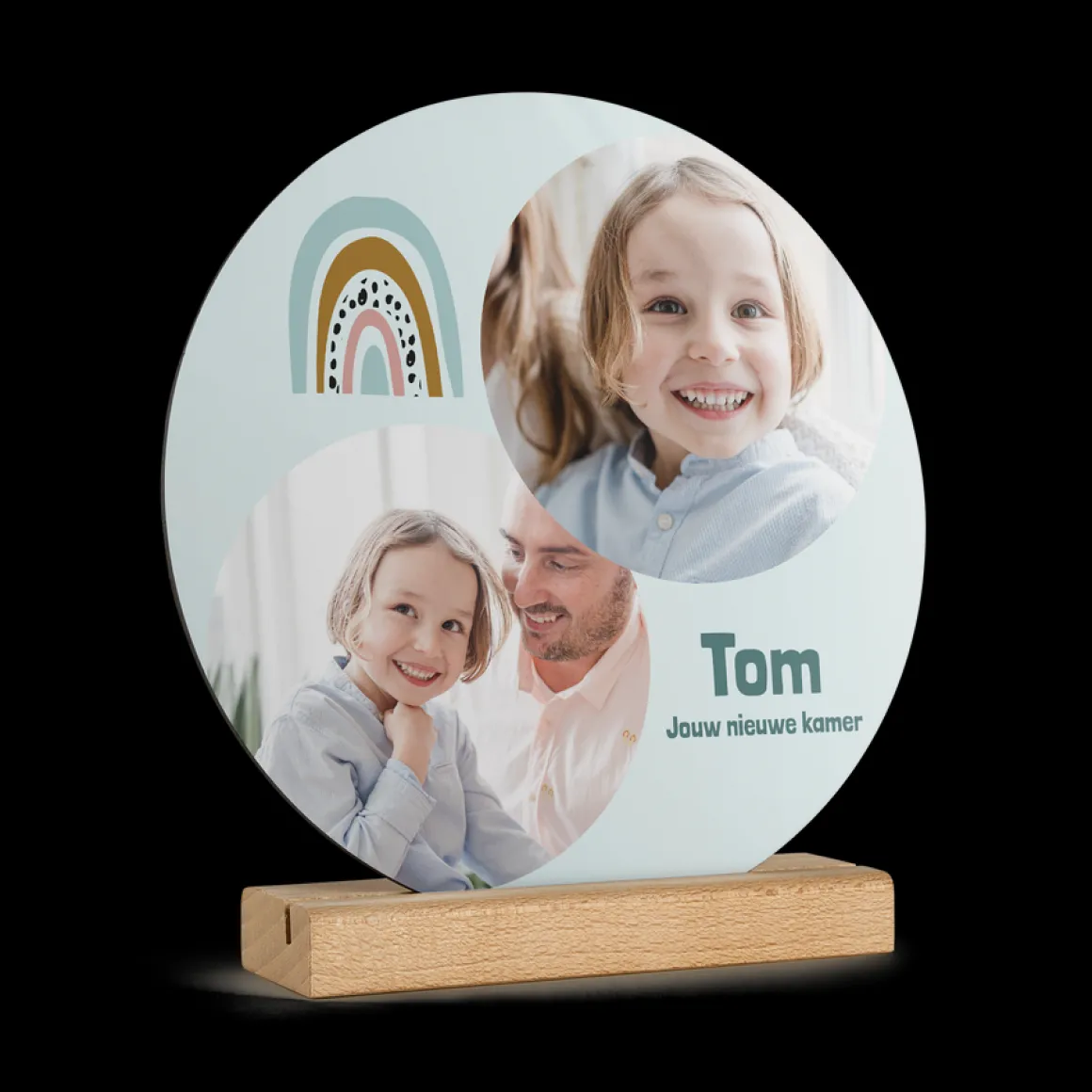 Houten fototegel personaliseren