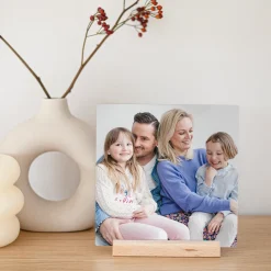 Houten fototegel personaliseren