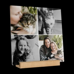 Houten fototegel personaliseren