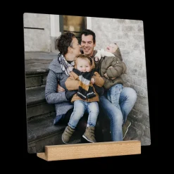 Houten fototegel personaliseren