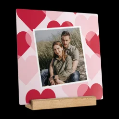 Houten fototegel personaliseren