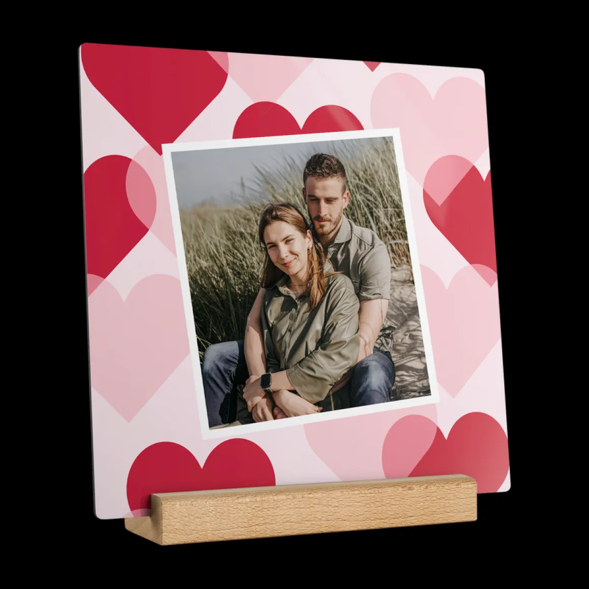 Houten fototegel personaliseren