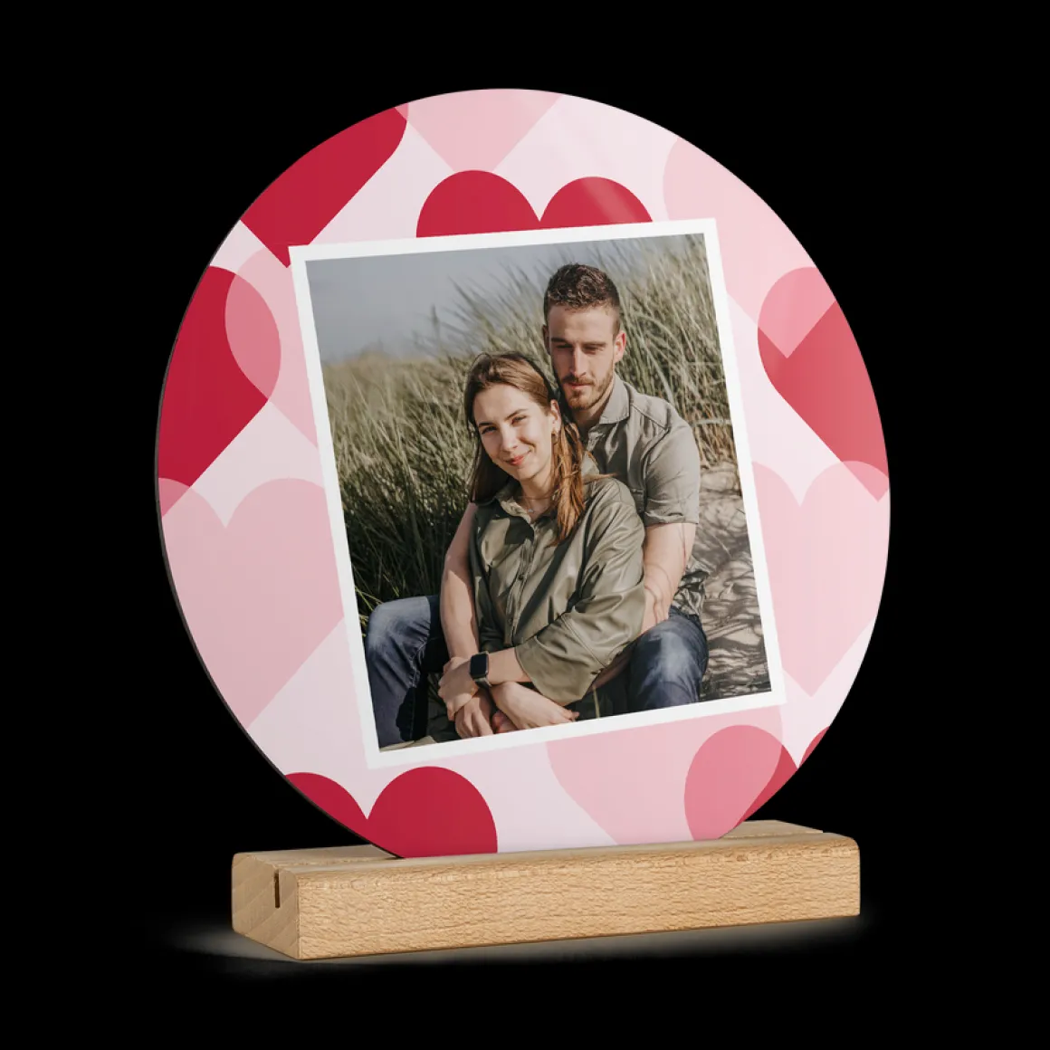 Houten fototegel personaliseren