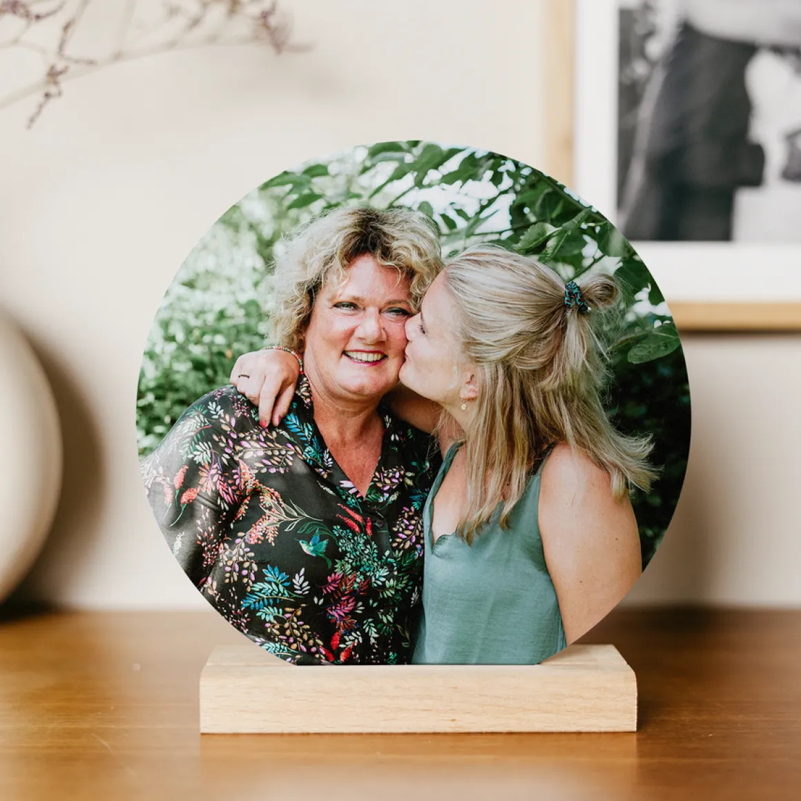 Houten fototegel personaliseren