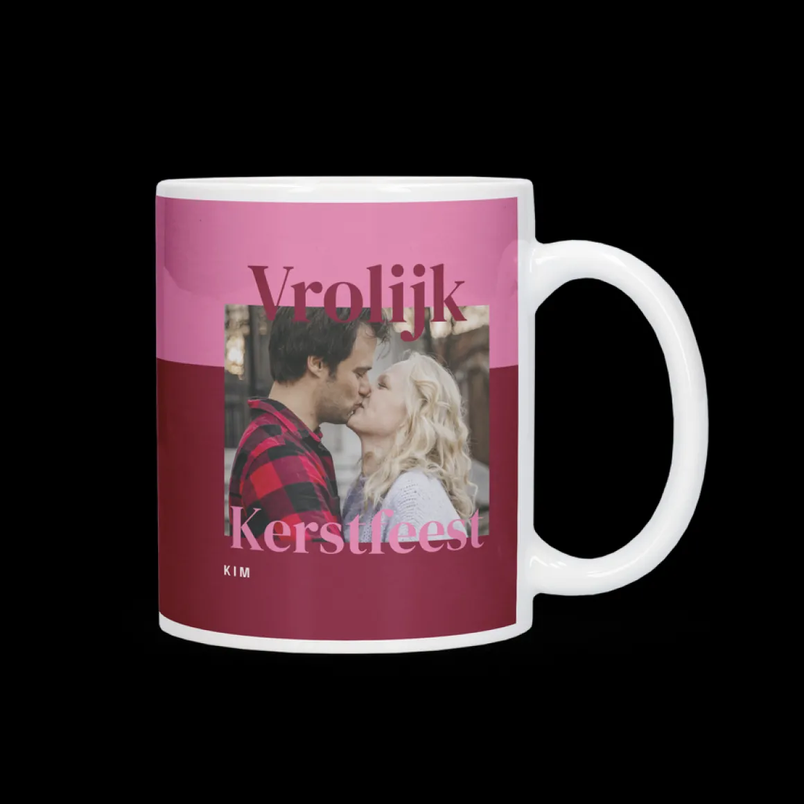 Kerst mok met foto