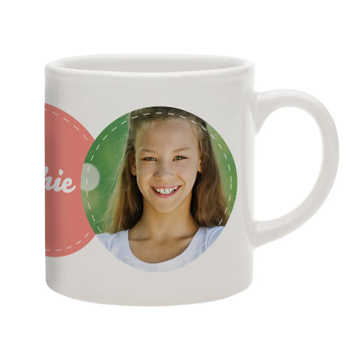 Kleine mok espresso met foto