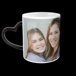 Magische mok met foto - hart
