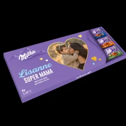 Mega Milka reep met naam en foto bedrukken