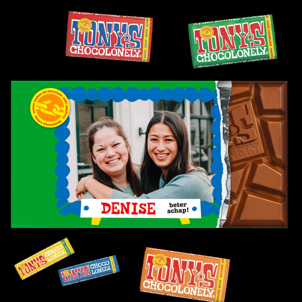 Mega Tony's Chocolonely (5 repen)