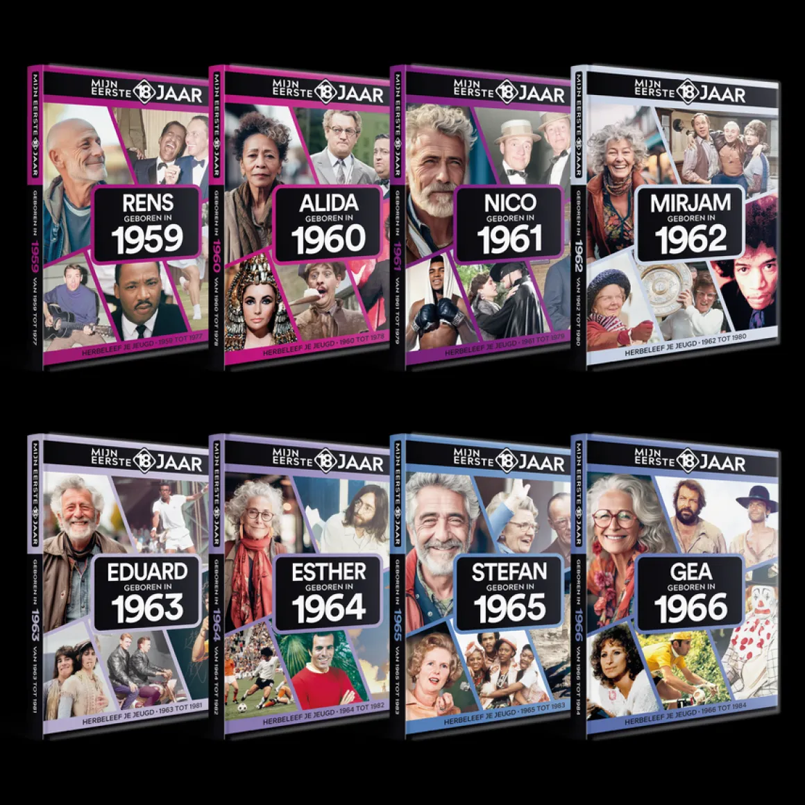 Mijn eerste 18 jaar - boek personaliseren