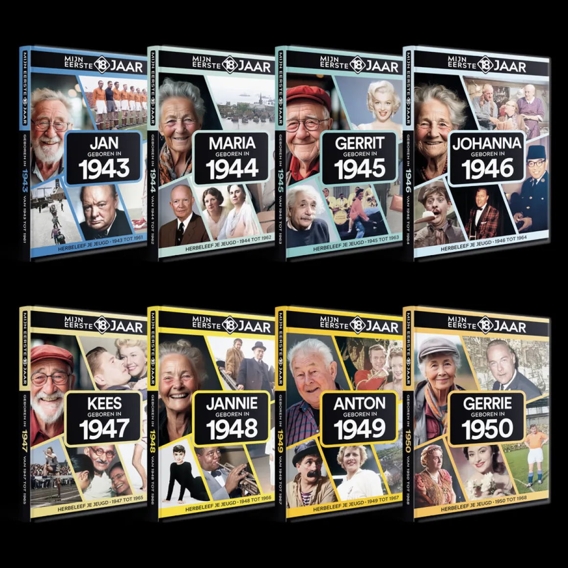 Mijn eerste 18 jaar - boek personaliseren