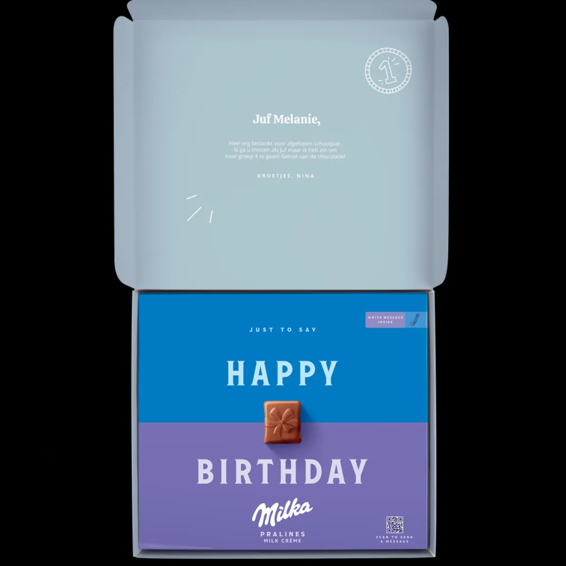 Milka Pralines Juf/Meester