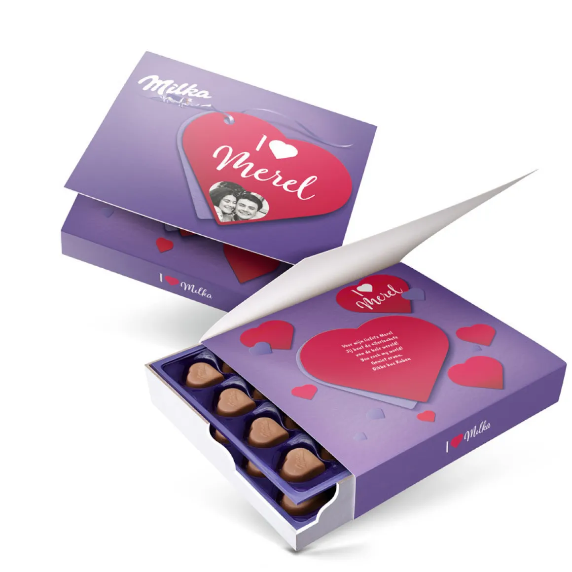 Milka Pralines Love