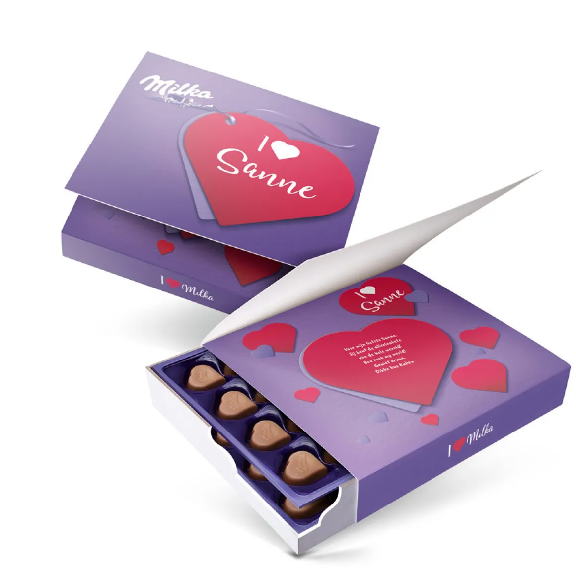 Milka Pralines Love