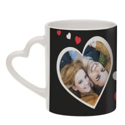 Mok met foto - Hart