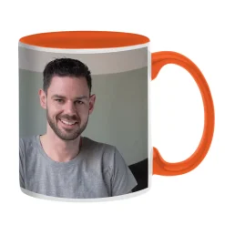 Mok met foto - Oranje