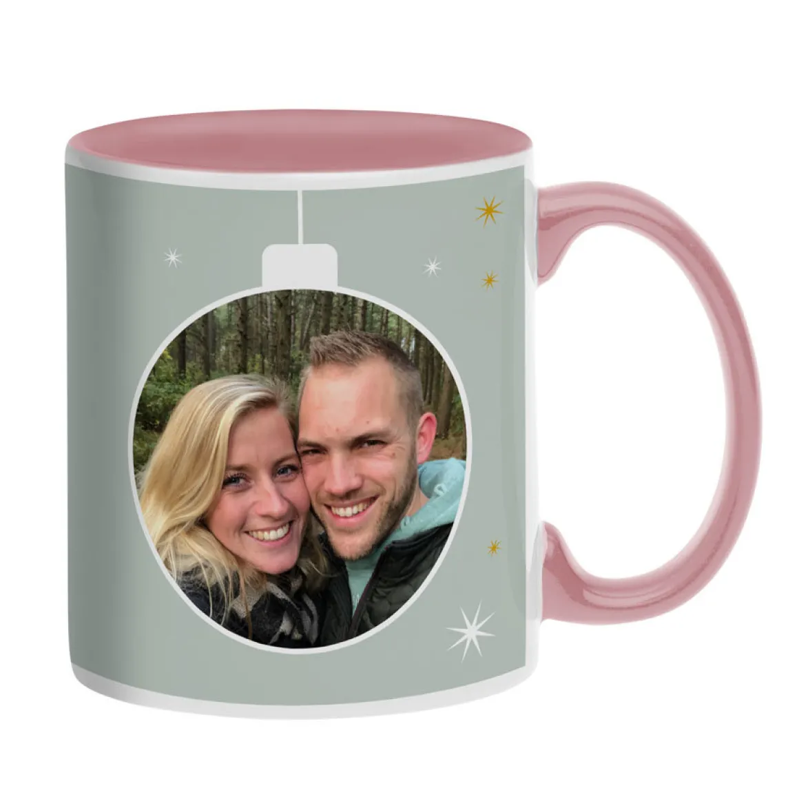 Mok met foto - Roze