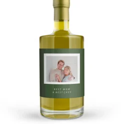 Olijfolie bedrukt met naam en foto - 500 ml