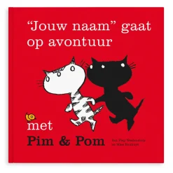 Op avontuur met Pim en Pom - Boek met naam kind