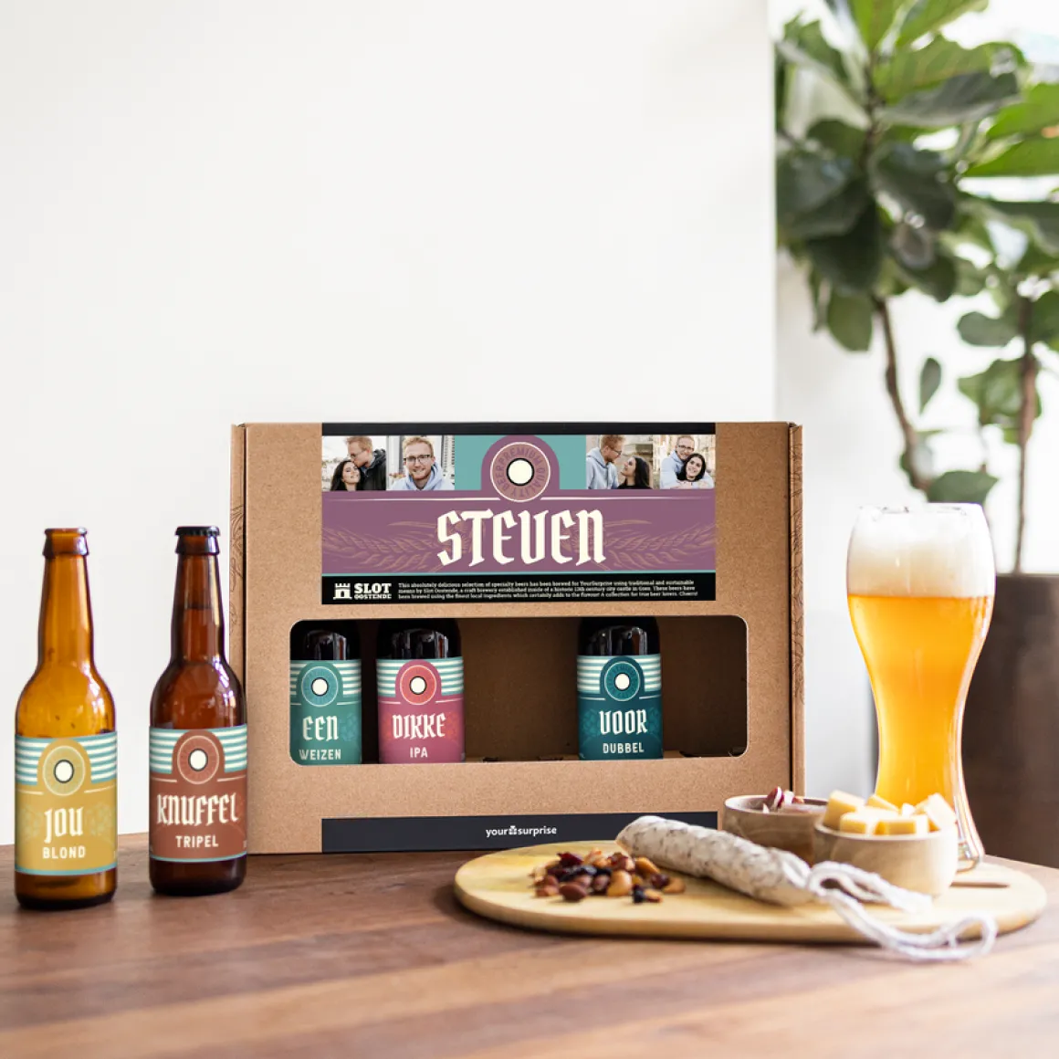 Persoonlijk bierpakket met naam of tekst