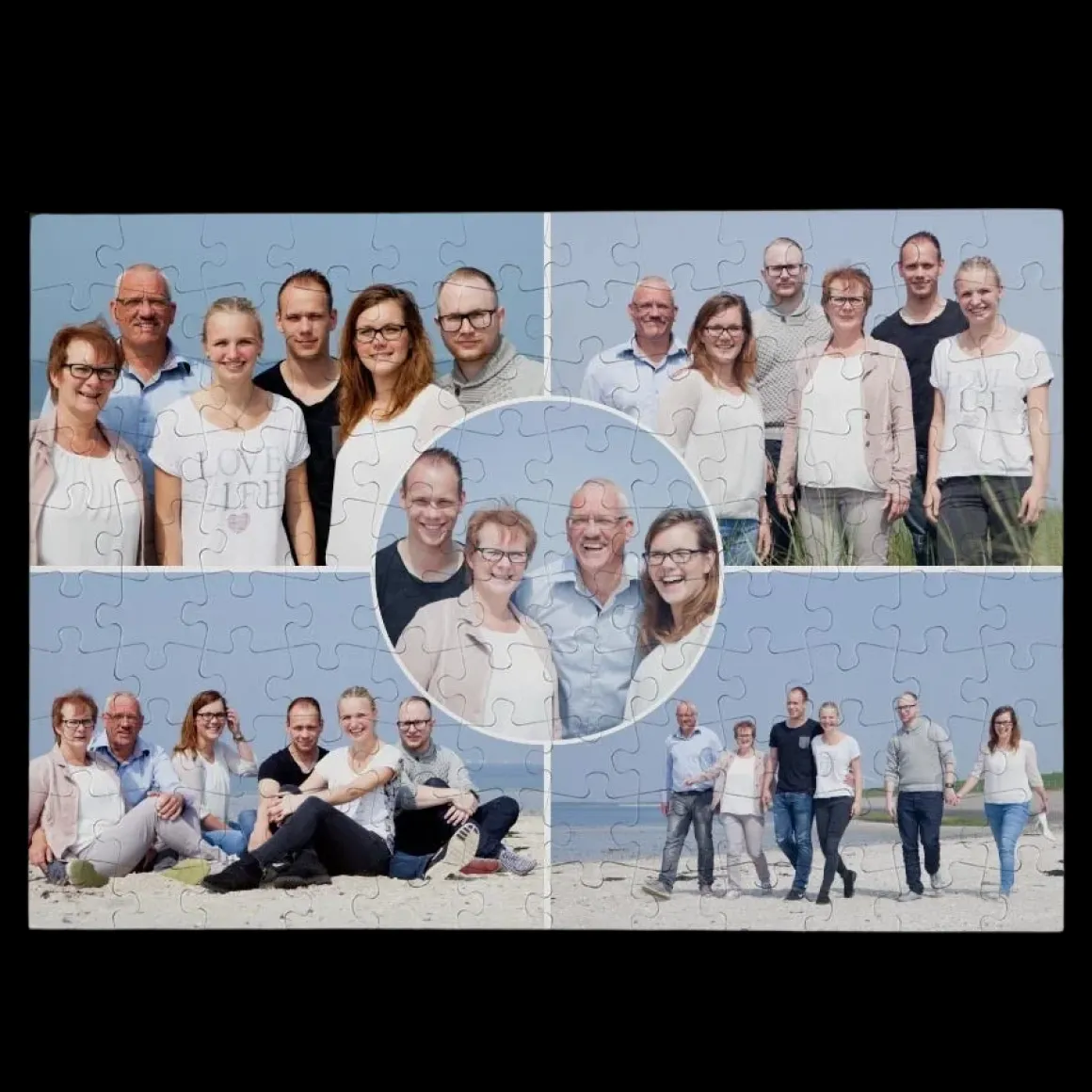 Puzzel met foto groot
