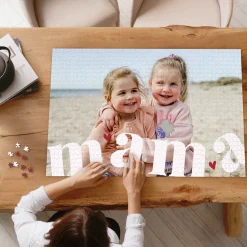 Puzzel met foto groot