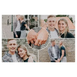Puzzel met foto groot