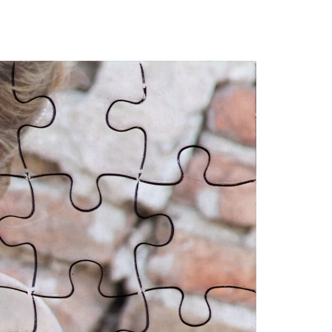 Puzzel met foto groot