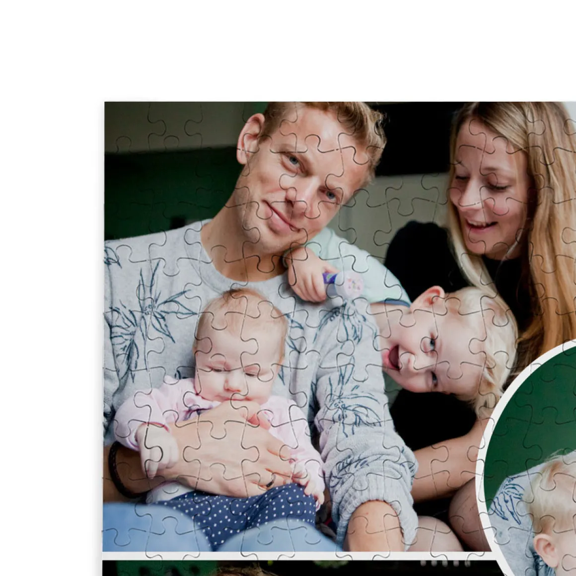 Puzzel met foto groot