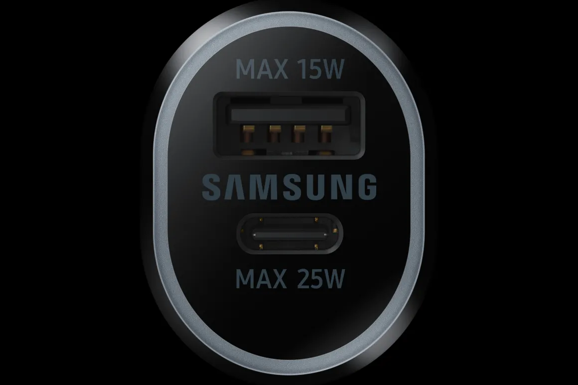 Samsung stroomadapter voor auto - USB,USB-C - 40 Watt