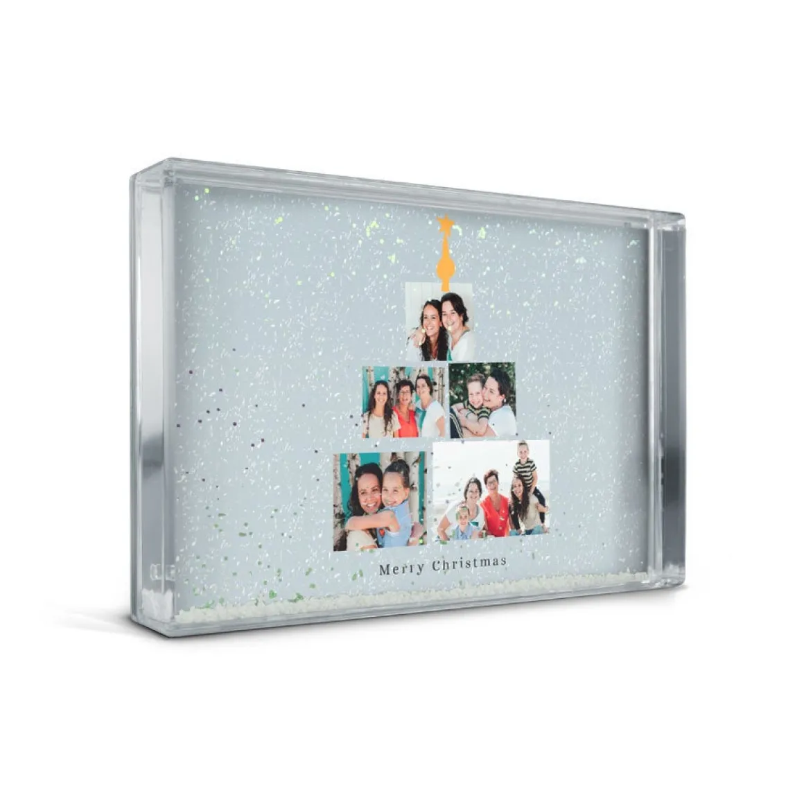 Sneeuwblok personaliseren met foto
