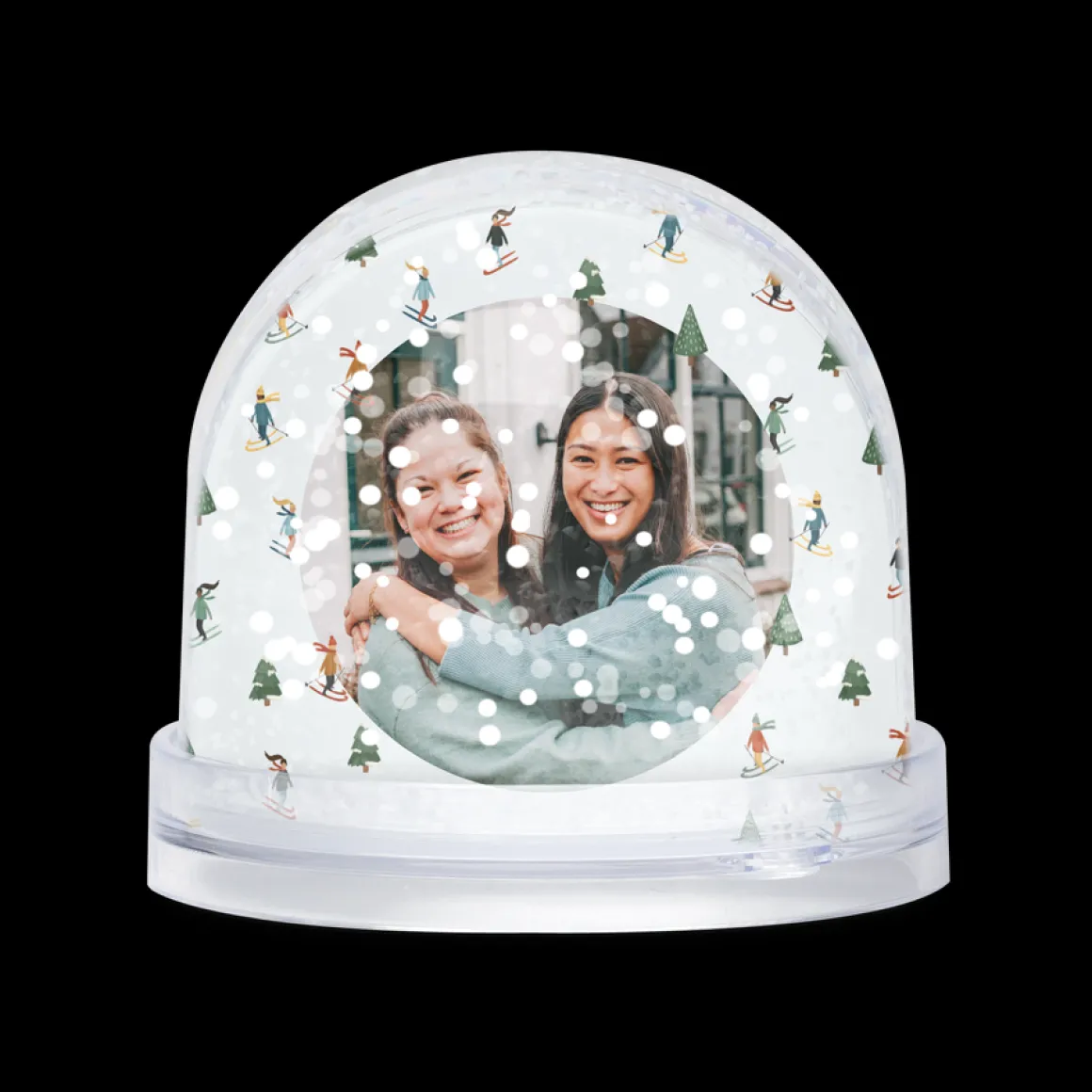 Sneeuwbol met foto