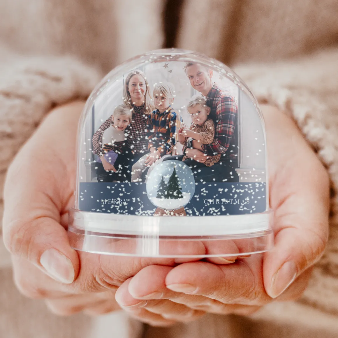 Sneeuwbol met foto