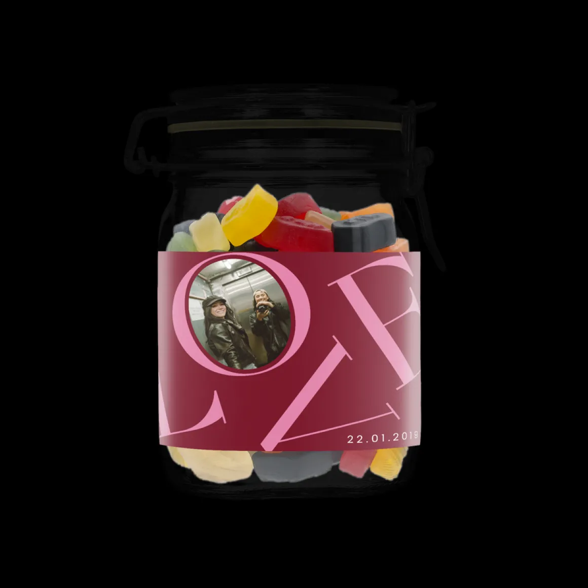 Snoeppot bedrukken