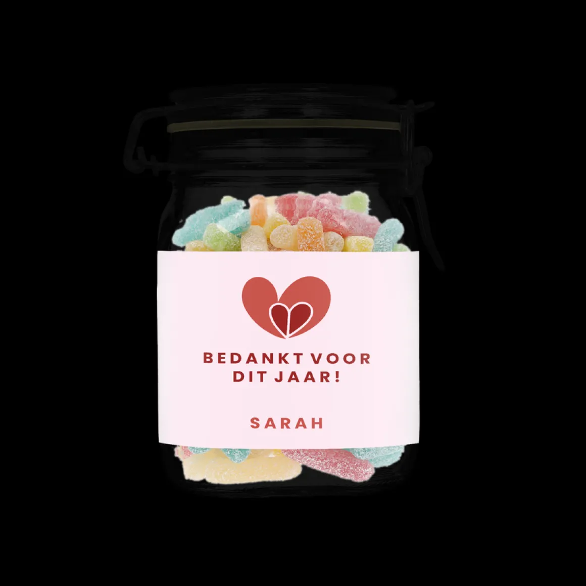 Snoeppot bedrukken