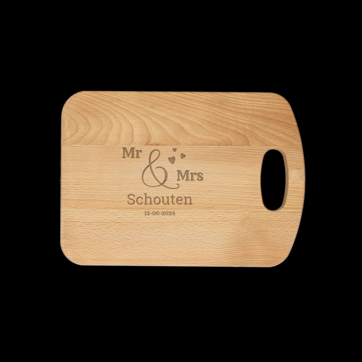 Tapasplank graveren