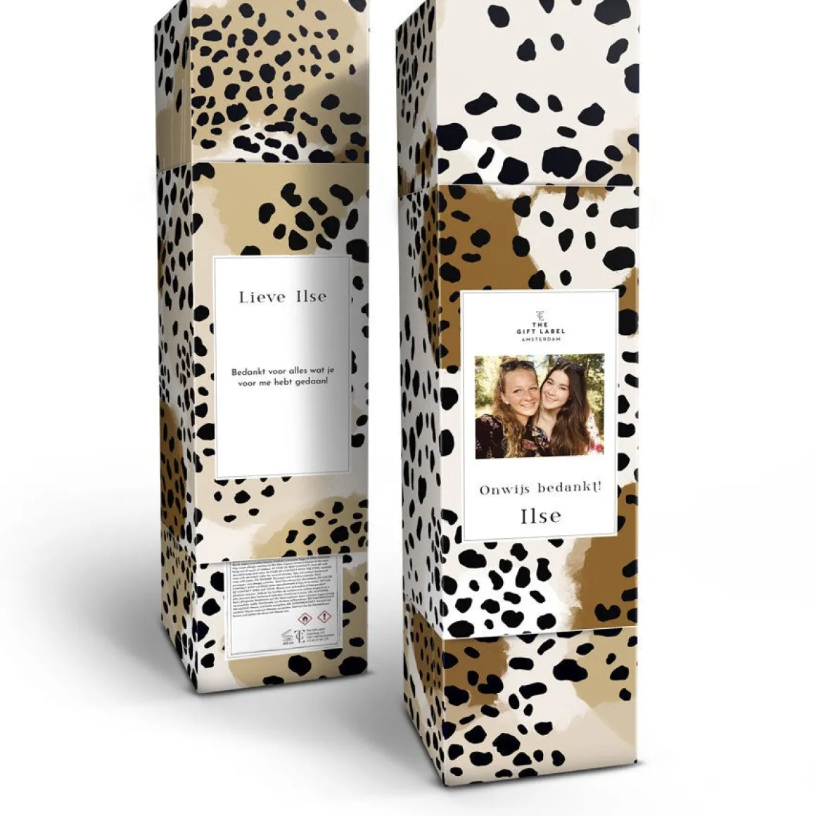 The Gift Label geurstokjes personaliseren