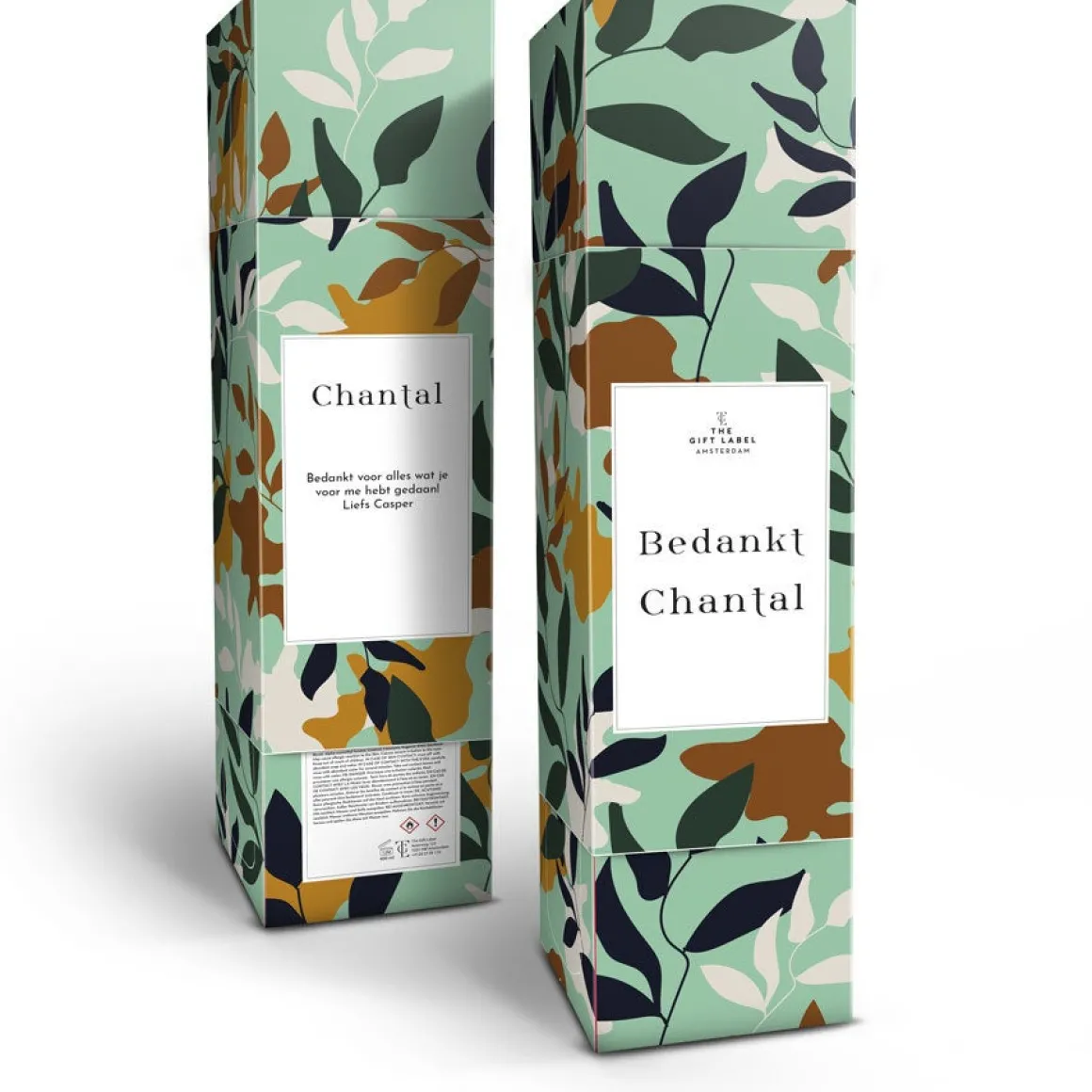 The Gift Label geurstokjes personaliseren