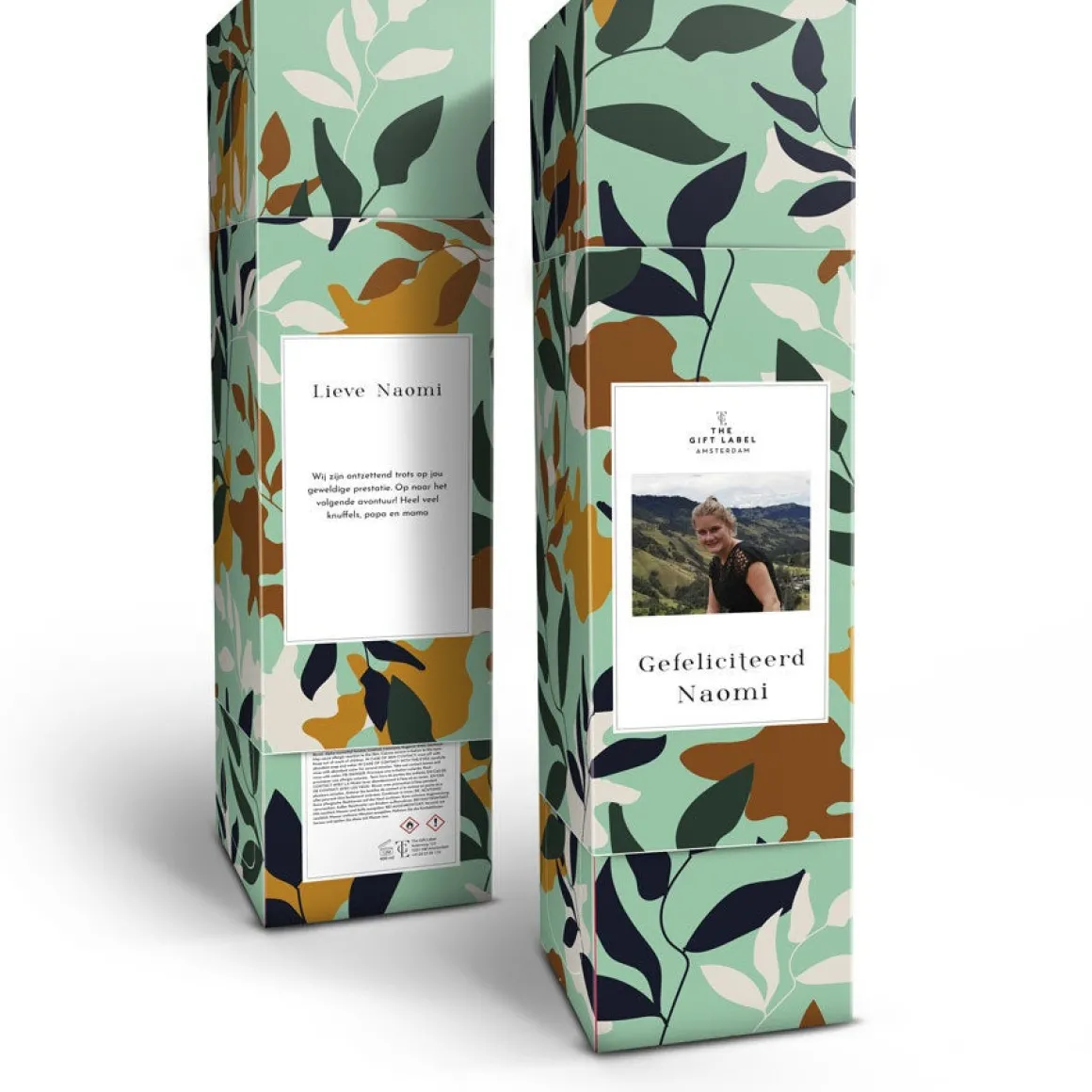The Gift Label geurstokjes personaliseren