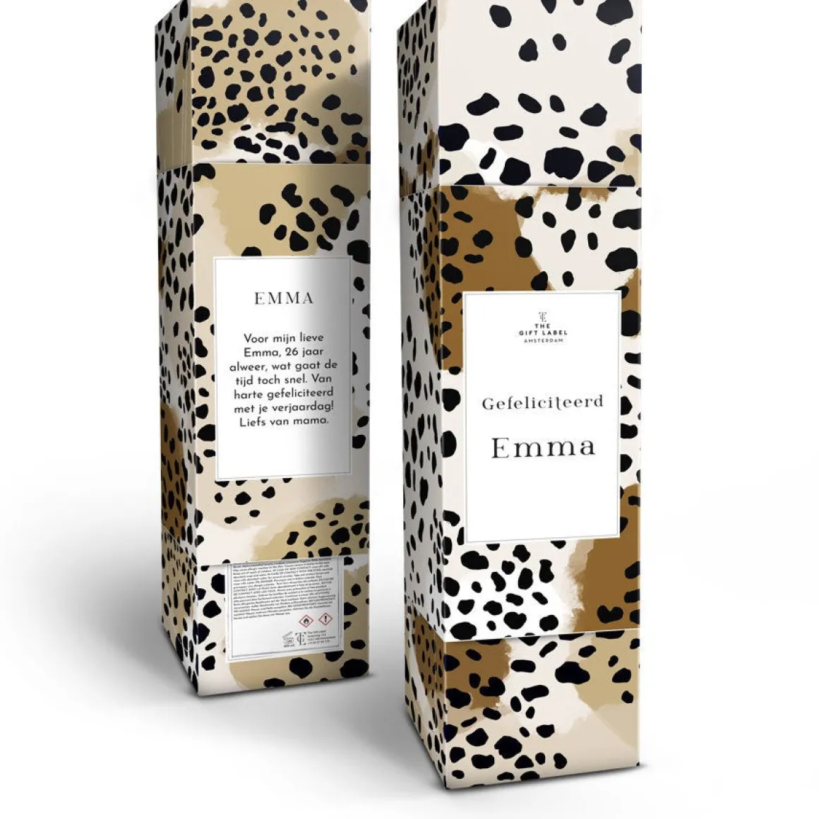 The Gift Label geurstokjes personaliseren