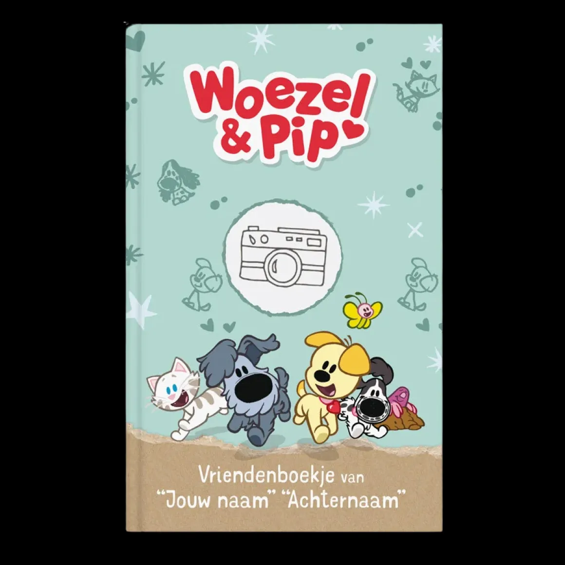 Vriendenboekje met naam - Woezel en Pip