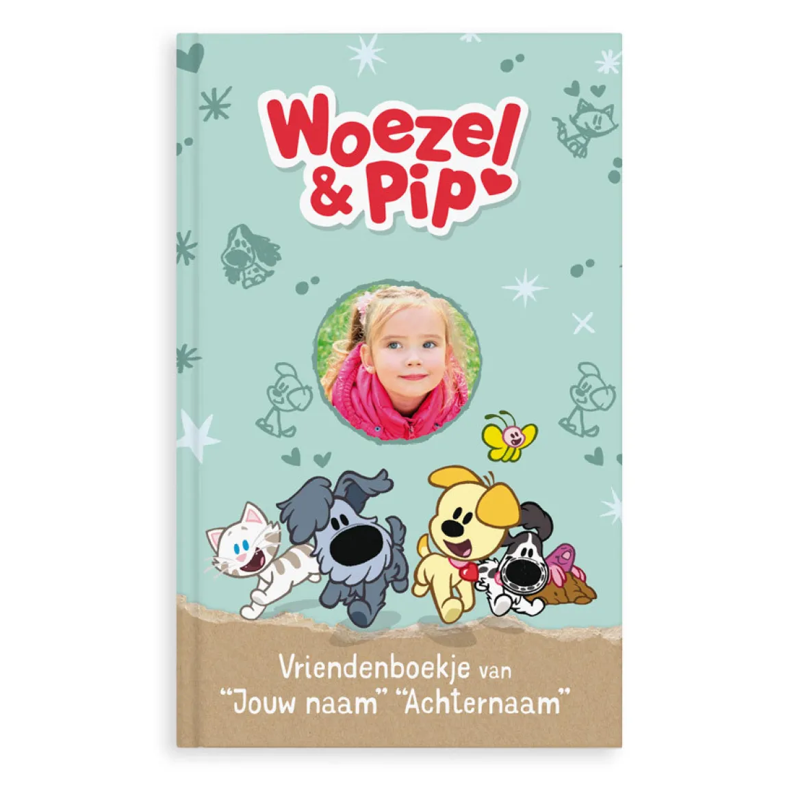 Vriendenboekje met naam - Woezel en Pip