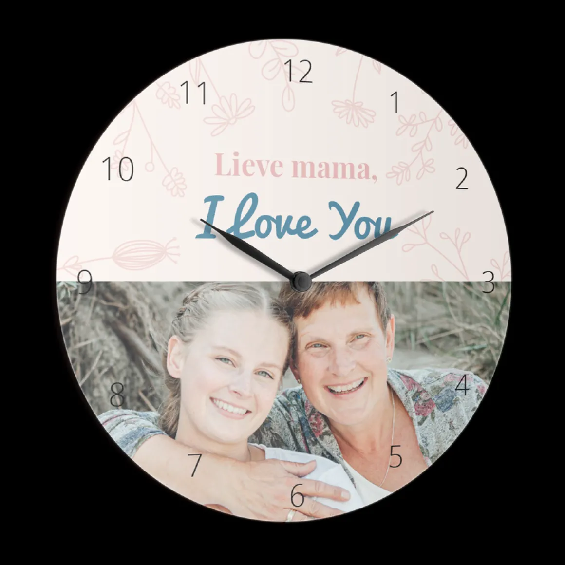 Wandklok met foto
