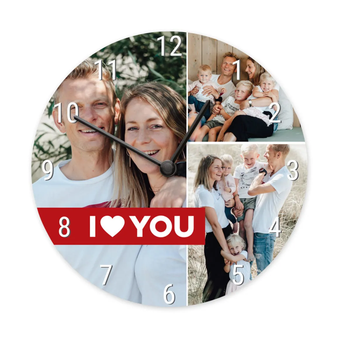 Wandklok met foto