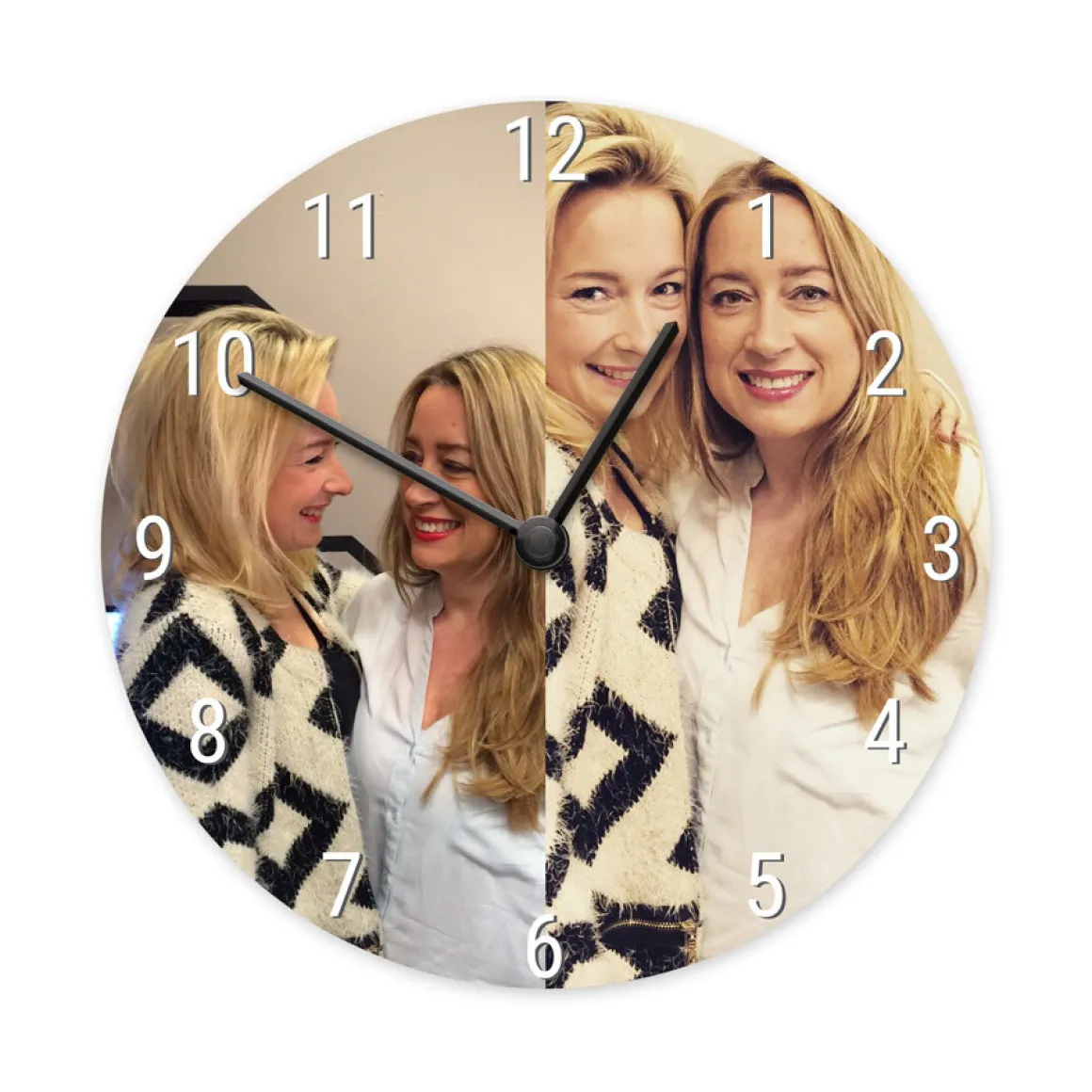 Wandklok met foto