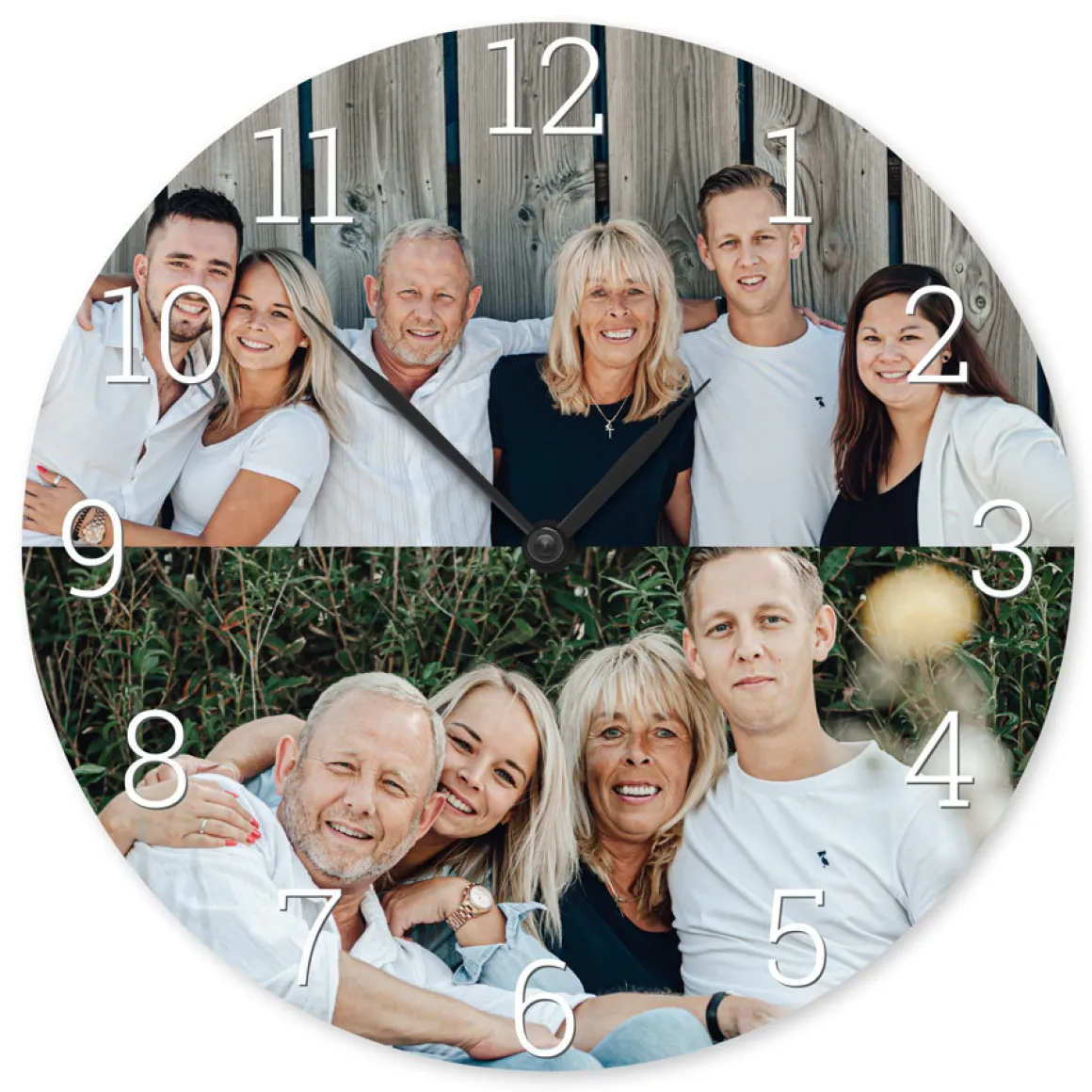 Wandklok met foto