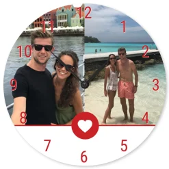 Wandklok met foto